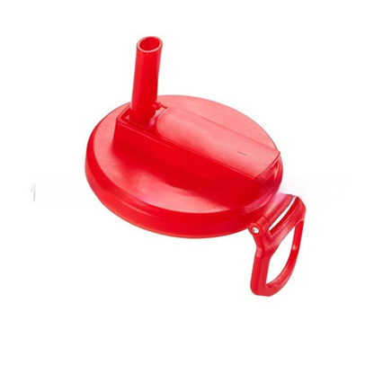 Snap-On Soda Can Lid With Straw