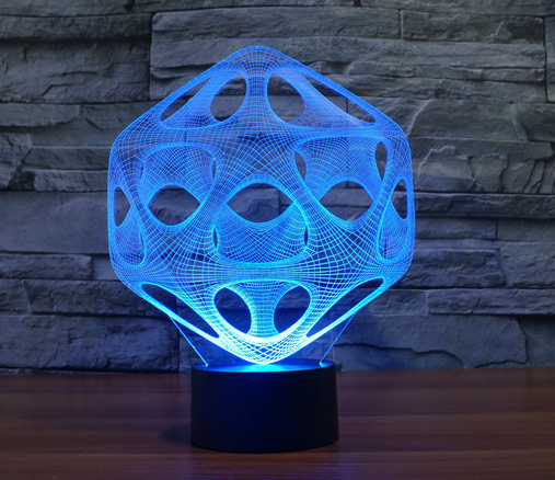 Romantic 3D LED Illusion Lamp