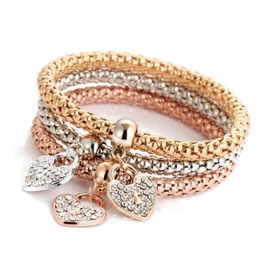 Elegant Trio Bracelet Set